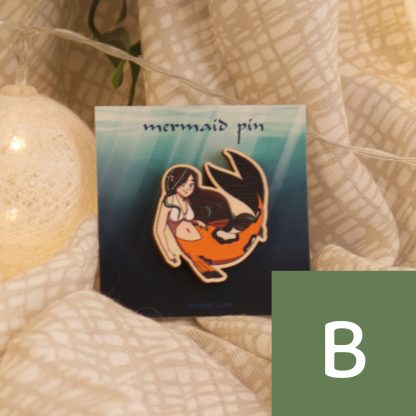 Mermaid [Wooden Pin (B-Grade)]