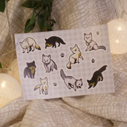 Wolf Trio Sticker Sheet