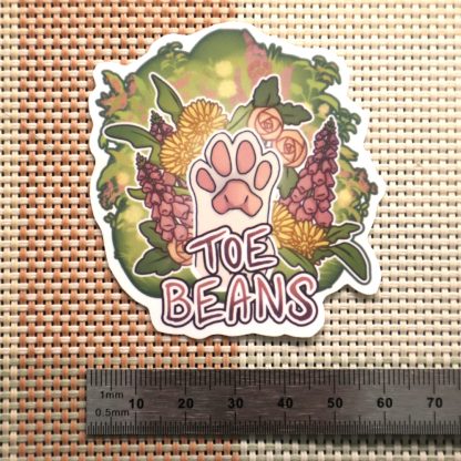Toe Beans Sticker - Image 2