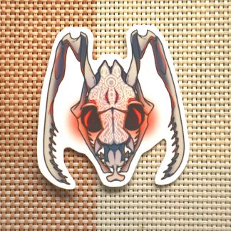Snake Skull Sticker