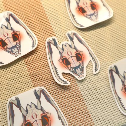 Snake Skull Sticker - Image 3