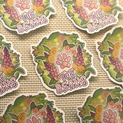 Toe Beans Sticker - Image 3