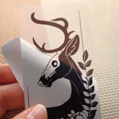 Skull Stag Sticker - Image 3