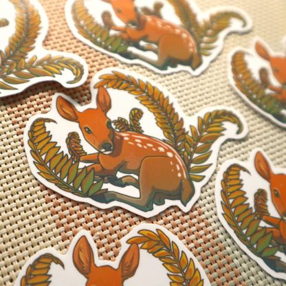 Autumn Fawn Sticker - Image 3