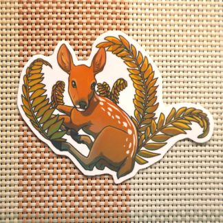 Autumn Fawn Sticker
