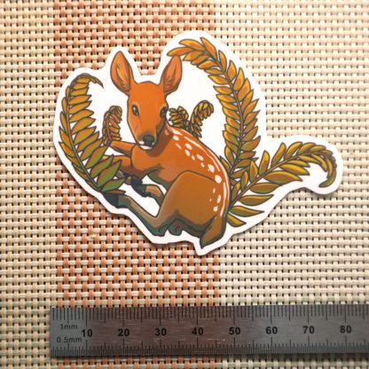 Autumn Fawn Sticker - Image 2