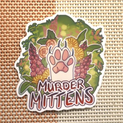 Murder Mittens Sticker